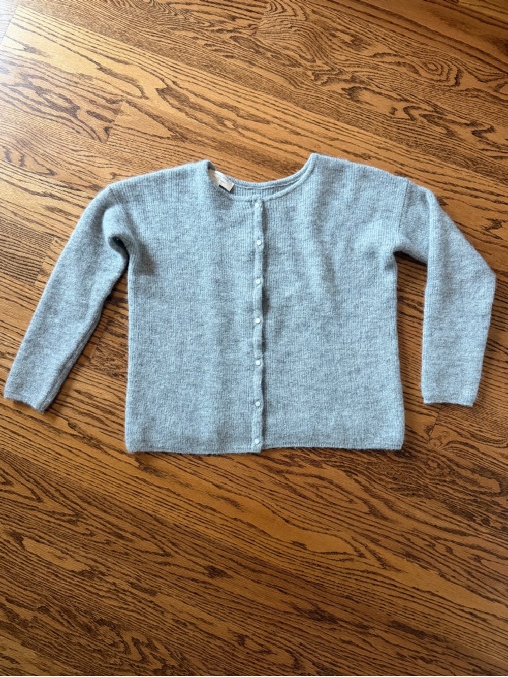 Sezane Gaspard Cardigan Mottled Grey NWOT - Picture 3 of 5